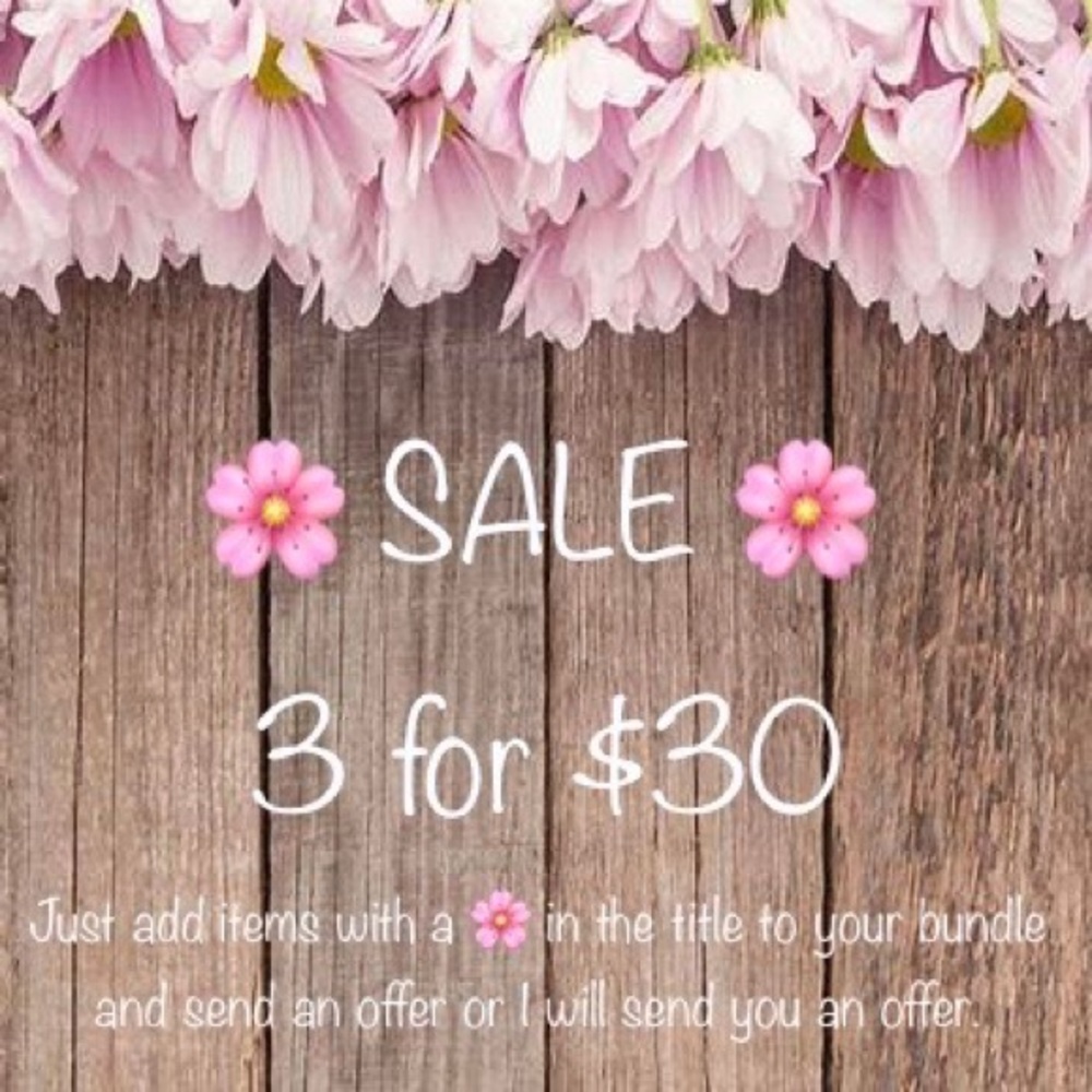 🌸🌸🌸 3 for $30 SALE!!! 🌸🌸🌸 - Picture 1 of 1